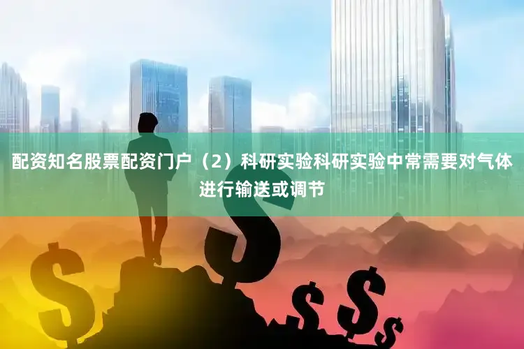 配资知名股票配资门户（2）科研实验科研实验中常需要对气体进行输送或调节